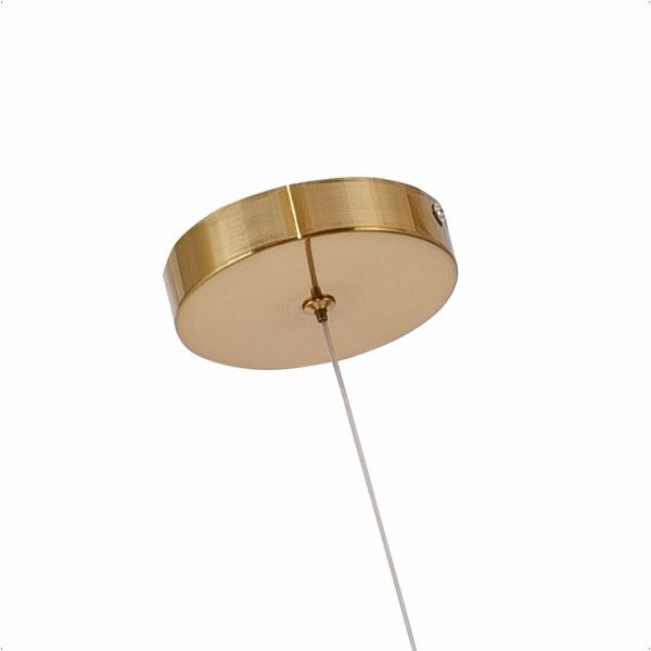 Luminária Pendente Solitário 10w 25cm Dourado e Ambar Lumier Imagem de Luminária Pendente Solitário 10w 25cm Dourado e Ambar Lumier