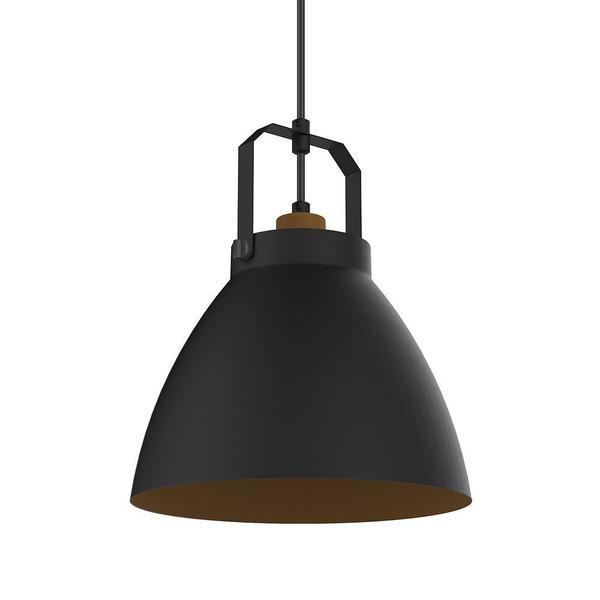 Imagem de Luminária pendente taschibra navy 1xe27 branco/preto