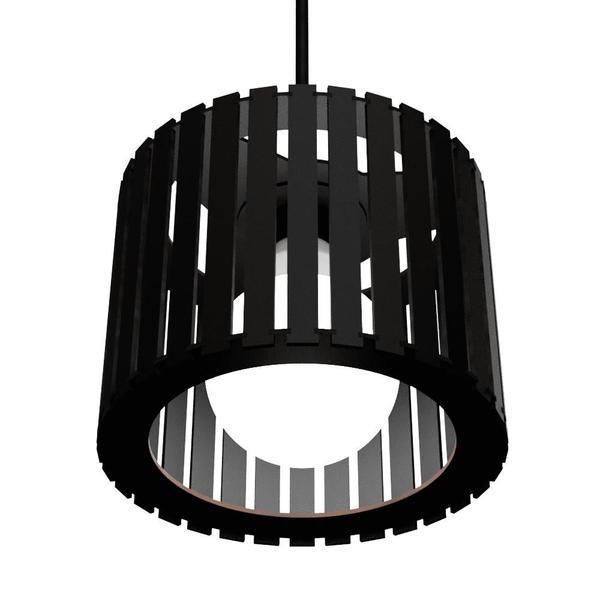 Luminária Pendente Tóquio Modelo Ripado - CORALISA Imagem de Luminária Pendente Tóquio Modelo Ripado