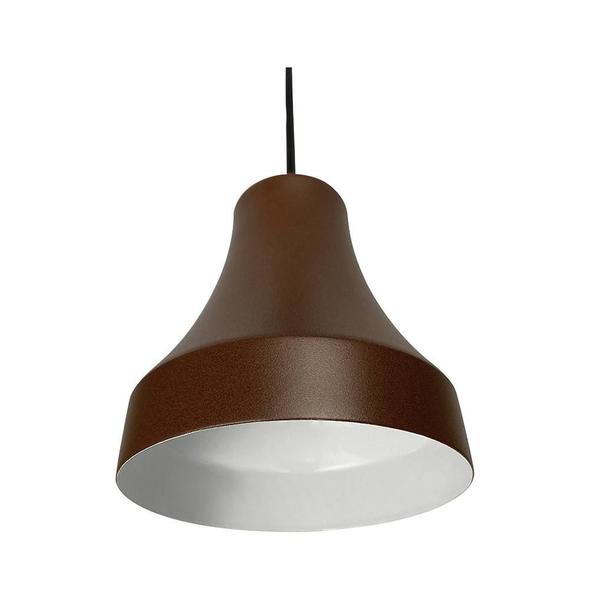 Imagem de Luminária Pendente Utron Alumínio Bell Vexo 12Cm Marrom