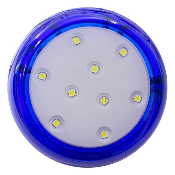 Imagem de Luminária Piscina Azul Led Ø80mm 9w Luz Branco Frio St1855