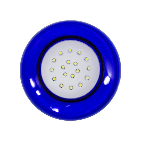 Imagem de Luminária Piscina Led Smd Ø125mm 18w Luz 6500k acabamento Azul  St1077