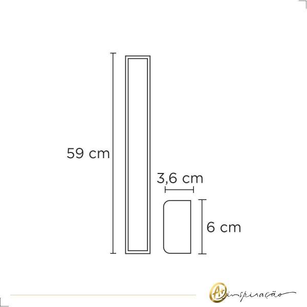 Imagem de Luminária Plafon De Sobrepor Flat Led Neutro 2000Lm 18W 59Cm