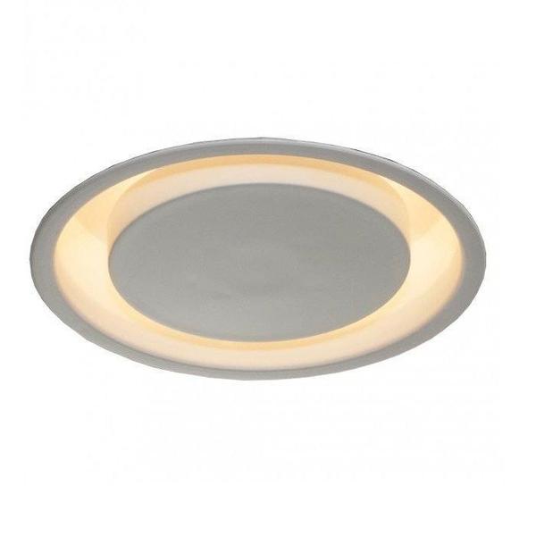 Imagem de Luminária Plafon Embutir Luz Indireta 43cm Redondo 3xE27 Branco