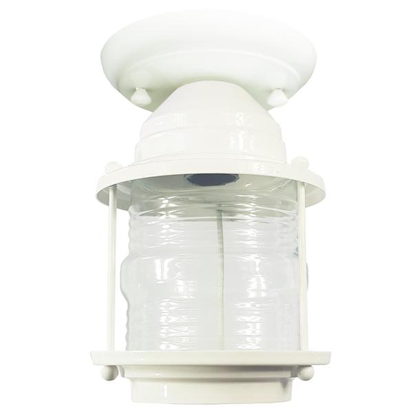 Luminária Plafon Lampião Colonial de Parede Branca Vintage - Jota Iluminação Ind e Com Imagem de Luminária Plafon Lampião Colonial de Parede Branca Vintage