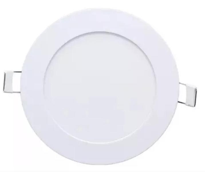 Imagem de Luminária Plafon Led Redondo 6w 3000k Branco Quente Bivolt