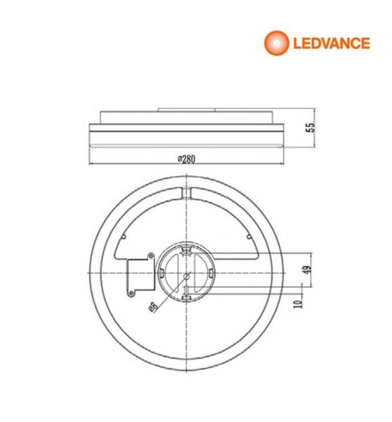 Imagem de Luminária Plafon Led Smart Wifi 22w Rgbw Sobrepor Redonda - LEDVANCE