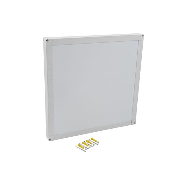 Imagem de Luminária Plafon Painel Led Sobrepor Quadrado 40x40cm 3000k Luz Amarela 33W Bivolt - Lumens 2310