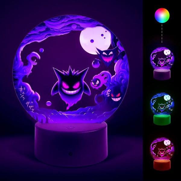 Imagem de Luminária Pokémon Gengar - RGB + Controle