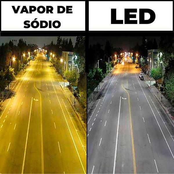 Luminária Publica 100W LED COB Pétala Poste IP66 Bivolt - MTX LED Imagem de Luminária Publica 100W LED COB Pétala Poste IP66 Bivolt