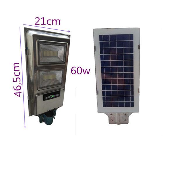 Imagem de LUMINARIA PUBLICA Solar 60W SENSOR -inox