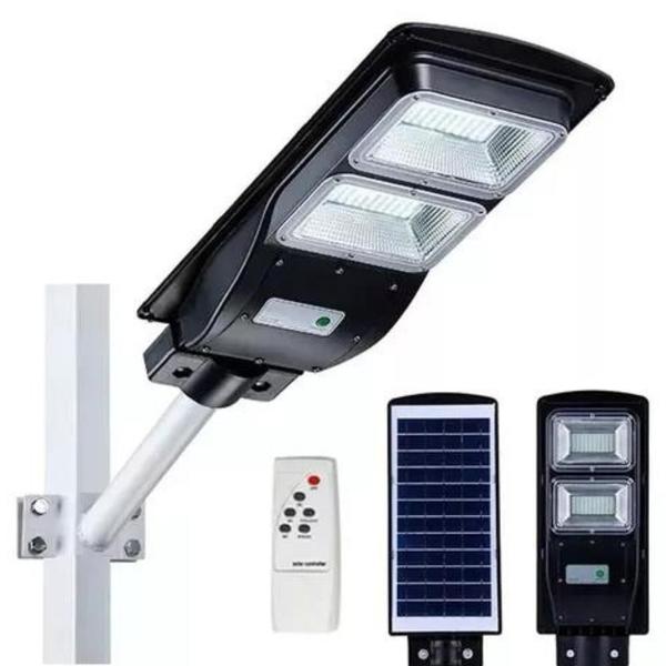 Imagem de Luminária Pública Solar LED 150w - Poste, Rua Publica, etc + Controle remoto