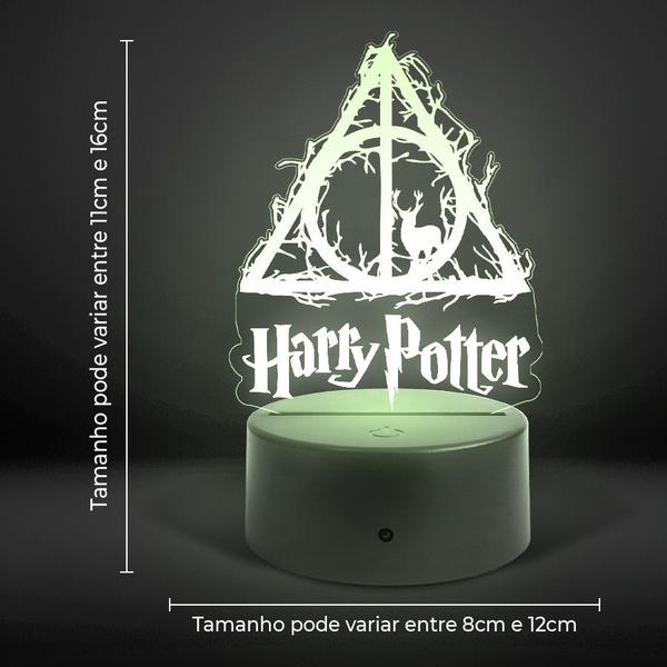 Imagem de Luminária Relíquias da Morte Harry Potter RGB + Controle