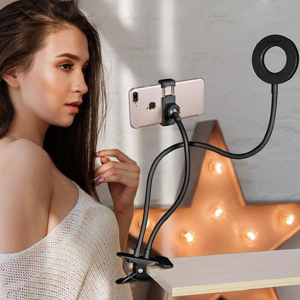 Imagem de Luminaria Ring Light + Youtuber Suporte Celular Selfie