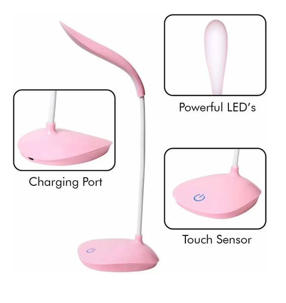 Imagem de Luminaria Rosa de Mesa 12 super led 4w ideal de manicure