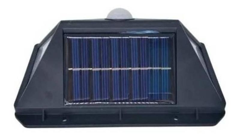 Imagem de Luminária Solar 100 Led Sensor Presença Externa 3 Modos