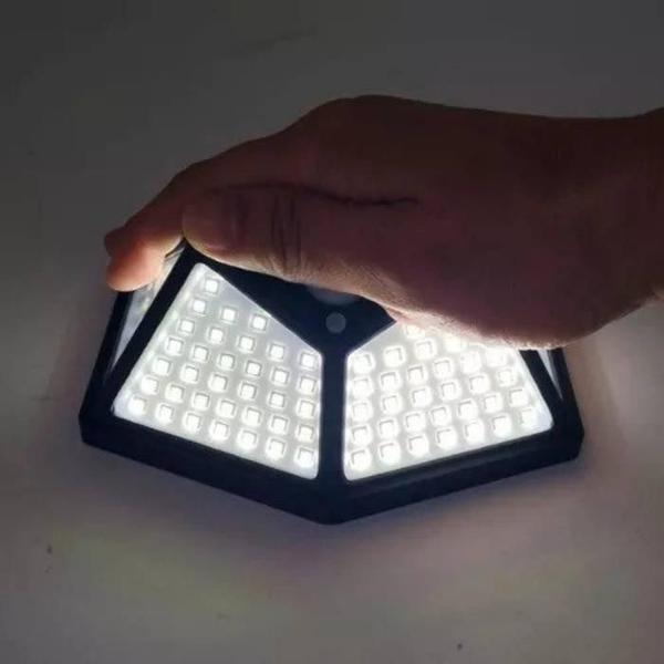 Imagem de Luminária Solar 100 LEDs c/ Sensor de Presença - VALECOM