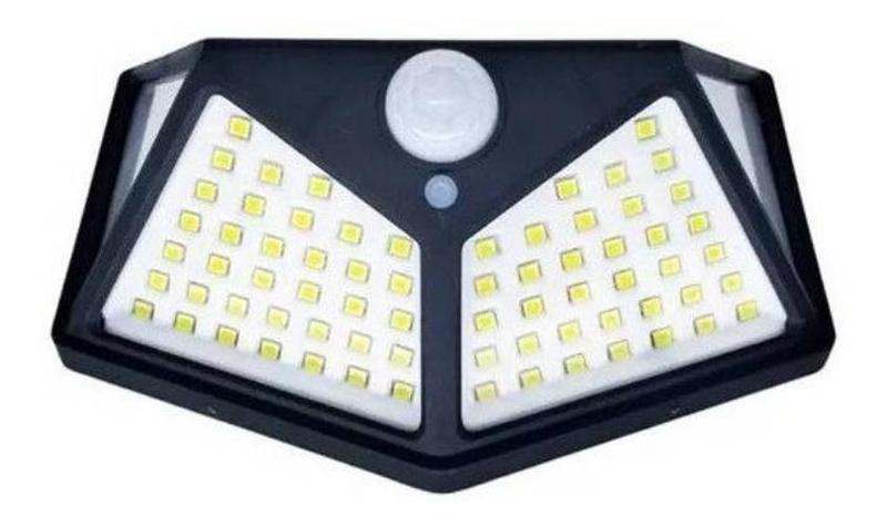 Luminária Solar 100 Leds Sensor Presença Água - VALECOM Imagem de Luminária Solar 100 Leds Sensor Presença Água - VALECOM