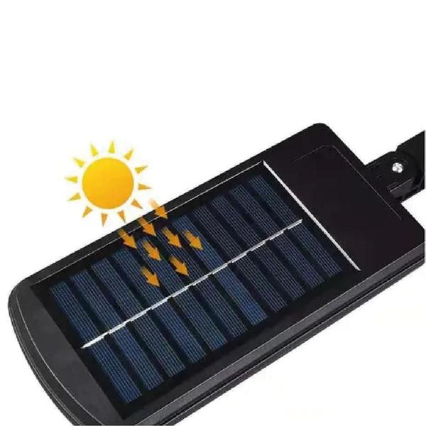 Imagem de Luminária Solar Led 160 Cob Parede Refletore Sensor Controle