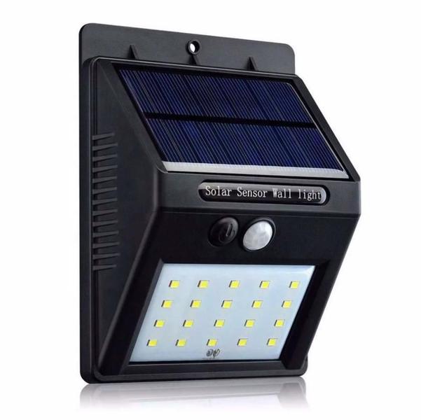 Imagem de Luminaria Solar Led Luz Automática Sensor De Presença Ip67