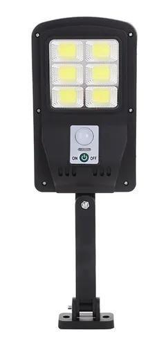 Imagem de Luminária Solar Mini Poste Rua Led C/ Sensor Luz Frio 48 Cob