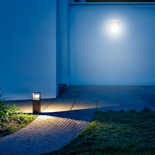 Luminária Solar Parede Sensor de Movimento Prova D'água - Luminária Solar Parede Sensor Presença Imagem de Luminária Solar Parede Sensor de Movimento Prova D'água