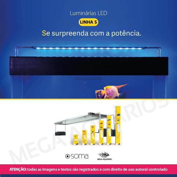 Imagem de Luminária Soma S-1000 Ultra Fina Led Aquário 1M-1,10M