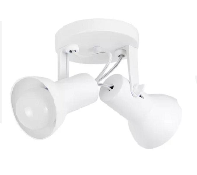 Imagem de Luminária Spot Caneco Duplo Branco 2 Lamp.