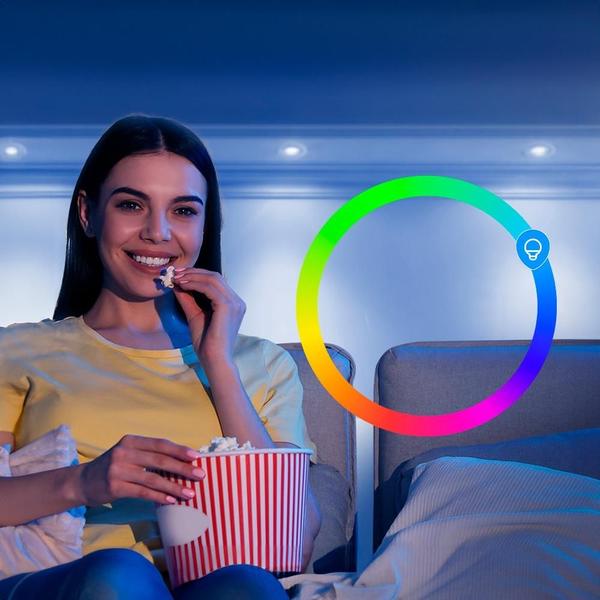 Imagem de Luminária Spot de Embutir Positivo, RGB, 5W, Wi-Fi, Branco - 11183711