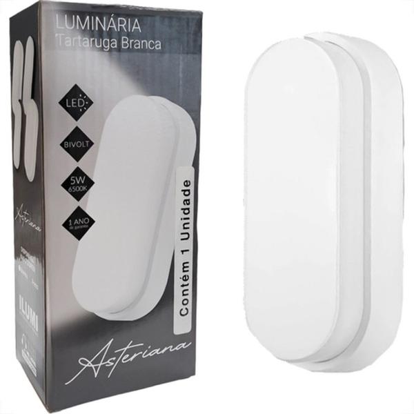 Imagem de Luminaria Tartaruga Ilumi Com Led 5W. 6500K Branca - Il0022