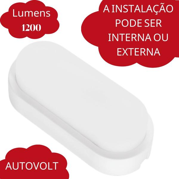 Imagem de Luminária Tartaruga Led 15w Branco Frio 6500K 1200 Lumens IP65 A Prova De Água e Poeira Para Jardins Sacadas