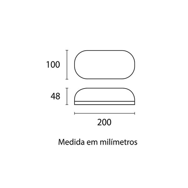 Imagem de Luminária Tartaruga LED Light IP65 15W 6.500K Preto - Blumenau