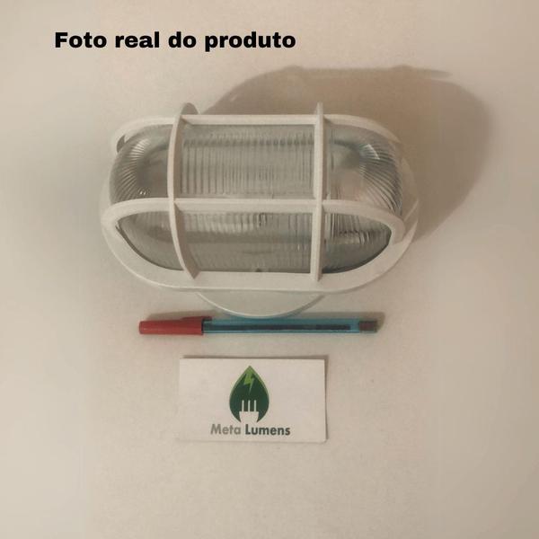 Imagem de Luminária Tartaruga PVC Branca Enerlux