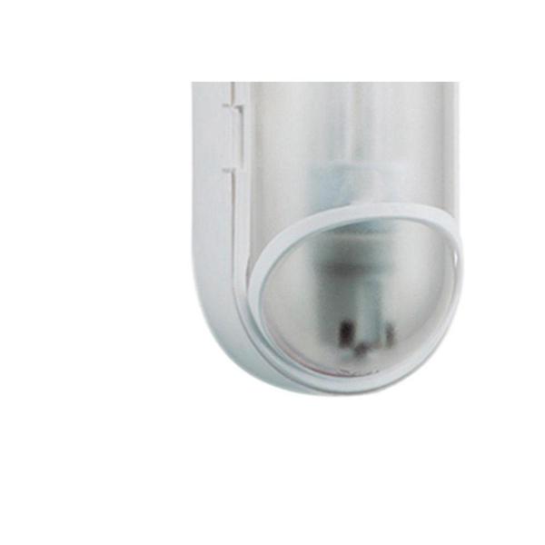 Imagem de Luminaria Tartaruga Pvc Radial Branco Curvada