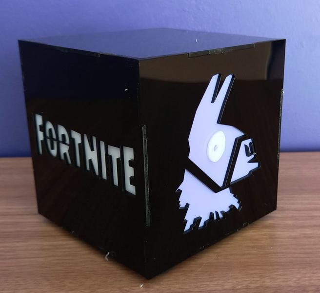 Imagem de Luminária Tematico Fortnite de Mesa ou Cabeceira Luminaria Game Presente 2 cores