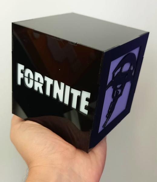 Imagem de Luminária Tematico Fortnite de Mesa ou Cabeceira Luminaria Game Presente 2 cores