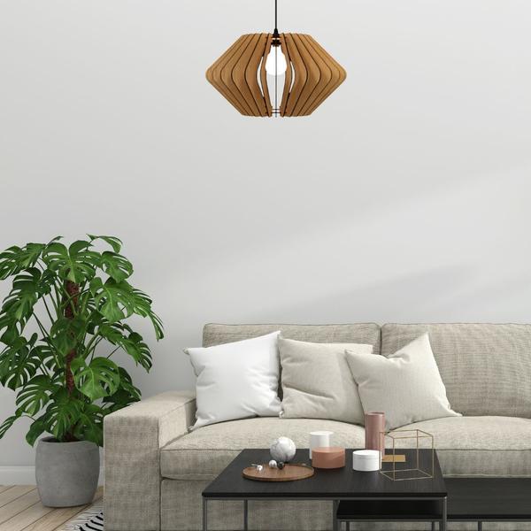 Luminária Teto tipo Pendente VINCI MDF - Completa - LENOBRE Imagem de Luminária Teto tipo Pendente VINCI MDF - Completa