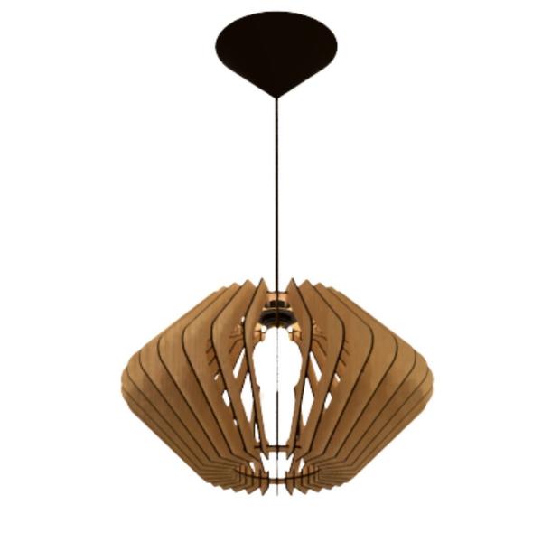 Luminária Teto tipo Pendente VINCI MDF - Completa - LENOBRE Imagem de Luminária Teto tipo Pendente VINCI MDF - Completa