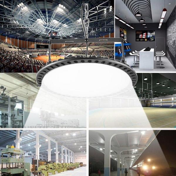 Luminaria Ufo Led 100w Highbay 120º Galpao Empresa Industrias Segurança 1248 - NEHC Imagem de Luminaria Ufo Led 100w Highbay 120º Galpao Empresa Industrias Segurança 1248