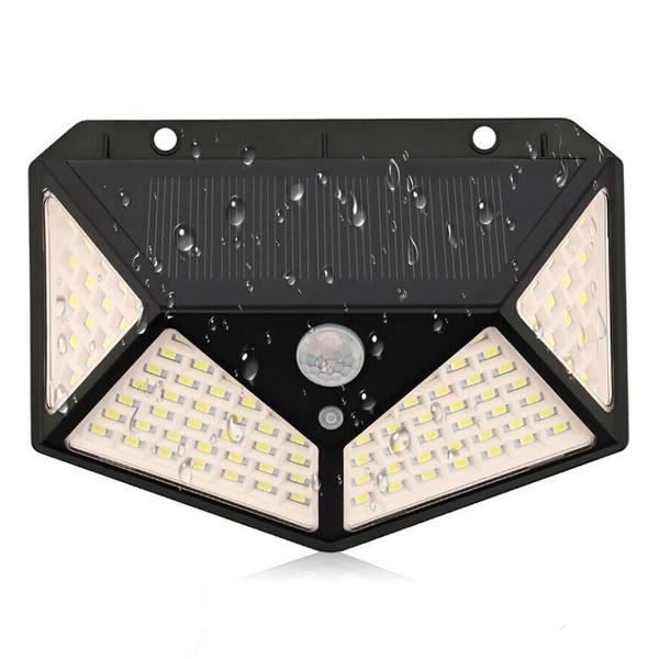 Luminárias 100 Led Energia Solar 3 Modos Iluminação - Bellator Imagem de Luminárias 100 Led Energia Solar 3 Modos Iluminação