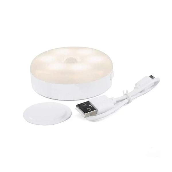 Luminárias Led Sem Fio Com Sensor Presença Recarregável Usb - Milk Imagem de Luminárias Led Sem Fio Com Sensor Presença Recarregável Usb