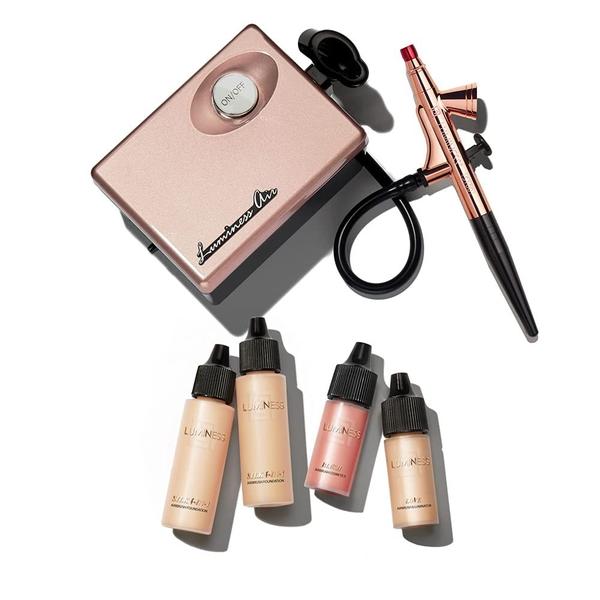 Imagem de LUMINESS Sistema Airbrush Rose Gold Legend c/Kit Inicial Médio, 32 Oz