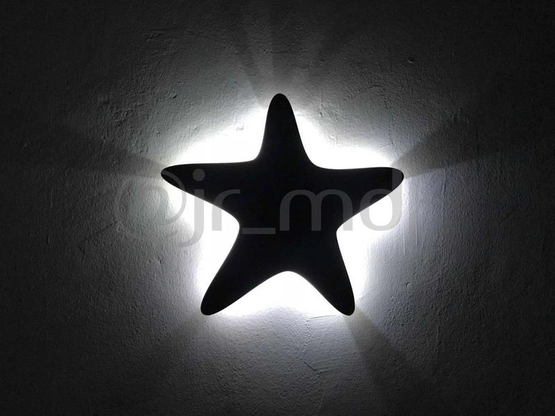 Imagem de Luminoso Estrela Marinha Decorativa LED MDF