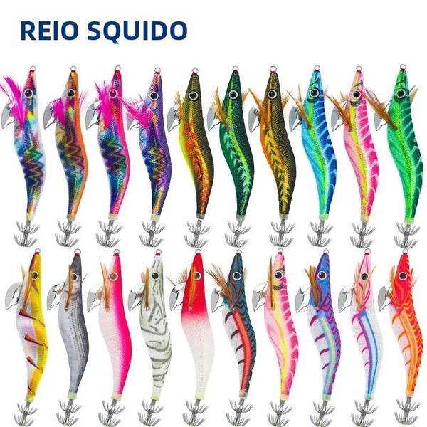 Imagem de Luminous Floating Fishing Lure, Isca Artificial, Squid Jig, Polvo Pesca, 10g, 15g, 19g