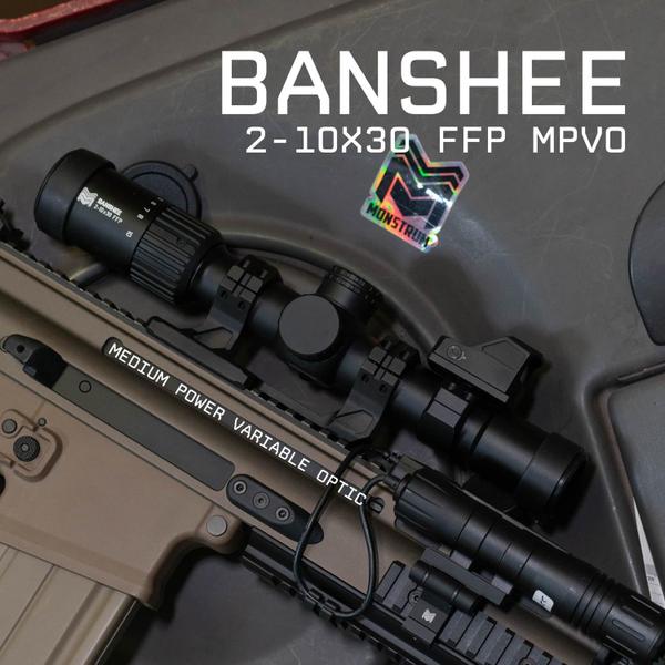 Imagem de Lunetas MPVO Monstrum Banshee 2-10x30 FFP com Retículo CM2