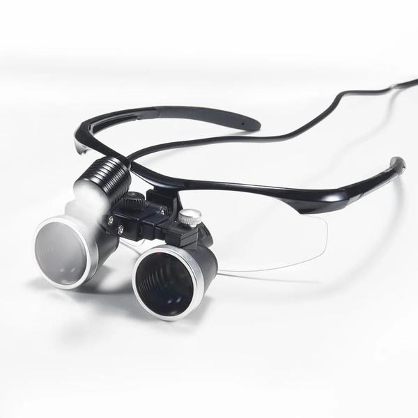 Imagem de Lupa Binocular Ultraleve para Odontologia (2.5x e 3.5x) - 320-420mm