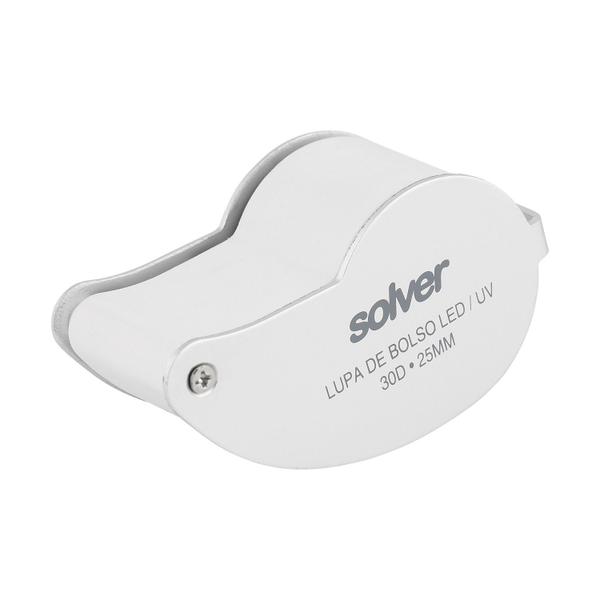 Imagem de Lupa de Bolso 30X LED/UV Solver SLD-131