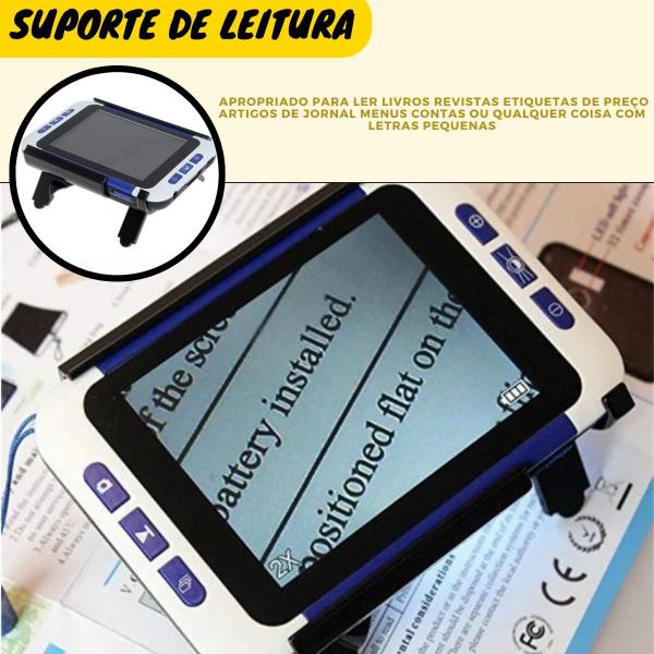 Imagem de Lupa Digital De Estudos Para Crianças De Baixa Visão 2x 32x