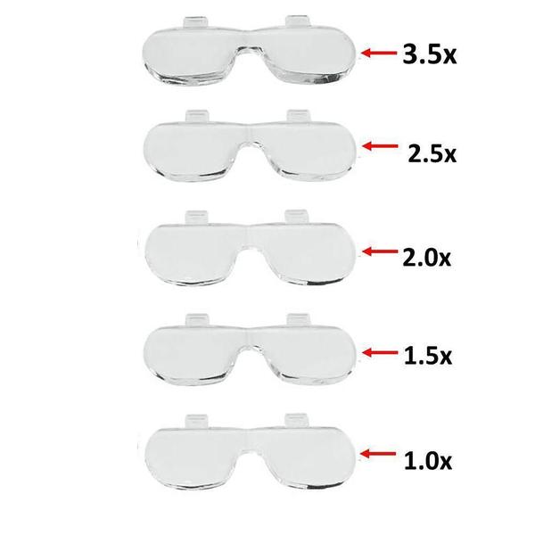 Imagem de Lupa Pala De Cabeça Profissional 2 Leds 5 Lentes Aumento