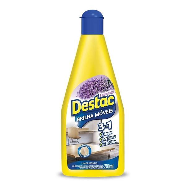 Lustra Móveis Destac Aroma Lavanda 200Ml 3X1 Kit 5 Imagem de Lustra Móveis Destac Aroma Lavanda 200Ml 3X1 Kit 5